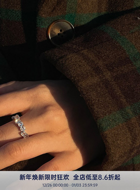 PAUSAANN原创锆石戒指女