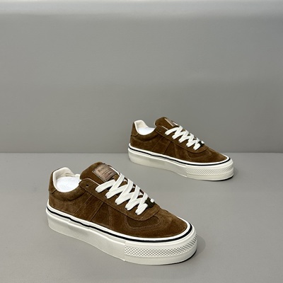 潮牌专柜翻毛皮板鞋男低帮系带休闲鞋百搭轻便舒适潮小众舒适百搭