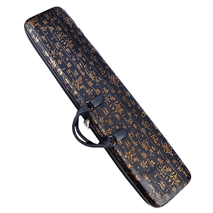 高音四胡盒中国风书法四胡盒子可背可提四胡箱包四胡琴盒送琴弦