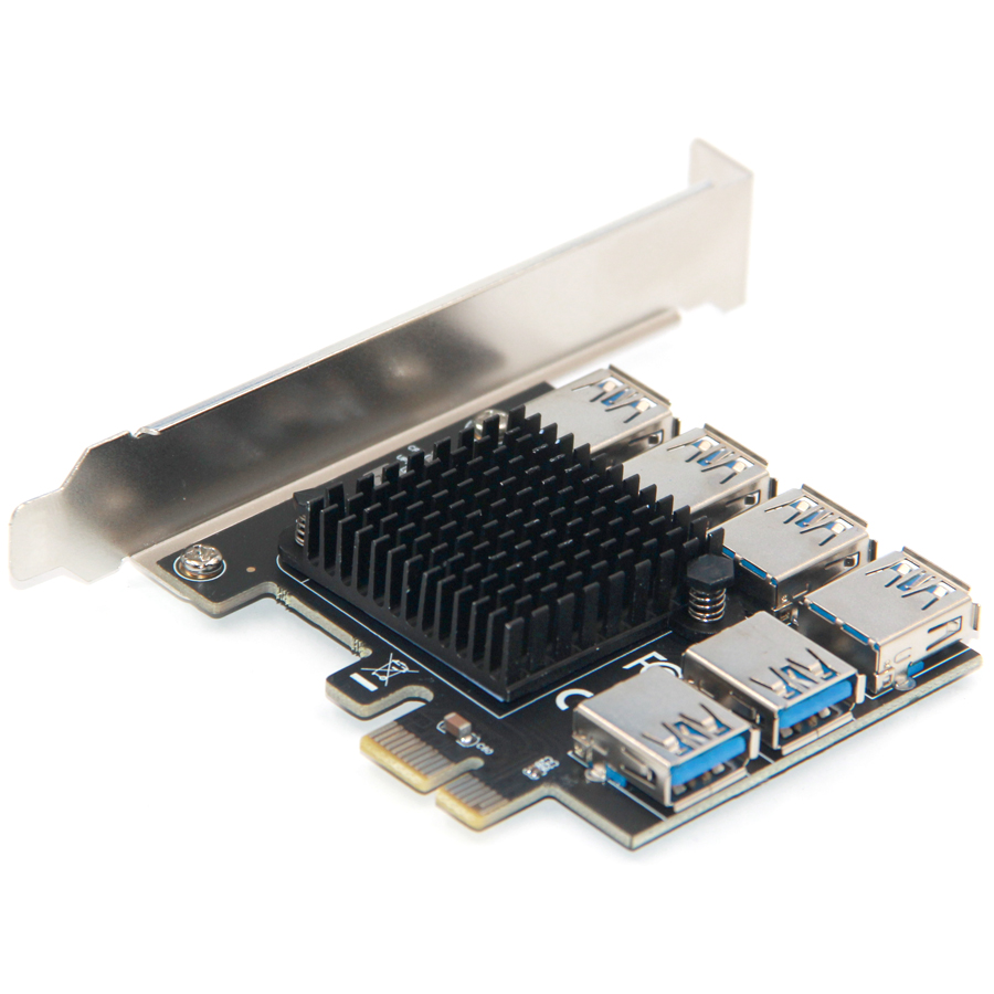 PCI-E接口扩展卡一拖六