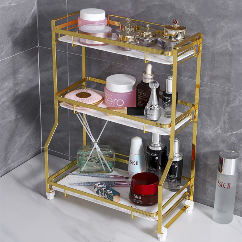 多层浴室架跨境卫生间置物架梳妆台收纳架洗漱架调味瓶置物架立式