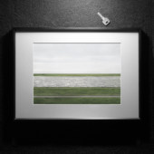 Gursky 名作莱茵河Andreas 沙发客厅小众艺术挂画 饰画挂画 摄影装