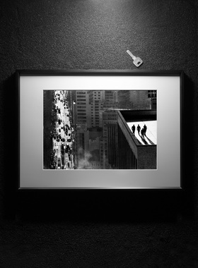 摄影作品《圣保罗》 玛格南摄影师 Rene Burri 的著名作品装饰画