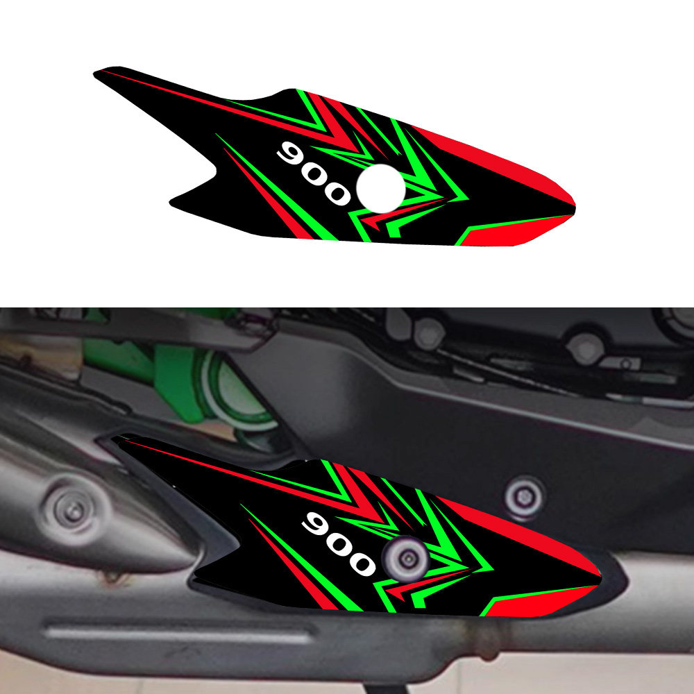 适用川崎Z900贴纸排气装饰保护贴膜摩托车改装个性拉花 贴花版画