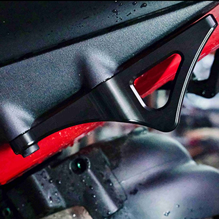 适用杜卡迪V4 街霸 改装后脚踏移除DUCATI V4S R拖车支架固定架