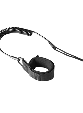 简易冲浪板安全脚绳桨板脚绳冲浪牵引绳配件滑水板脚绳SUP伸缩绳