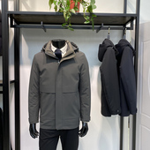 内胆可拆卸羽绒服保暖外套领佐诺依 男士 科技五防鹅绒服25冬季 新品