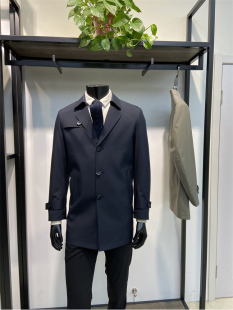 西服领风衣商务休闲中长款 男士 外套领佐诺依品牌 新品 2026年春季