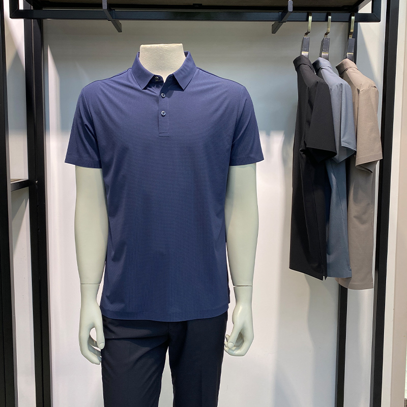 领佐诺依短袖商务休闲男士T恤