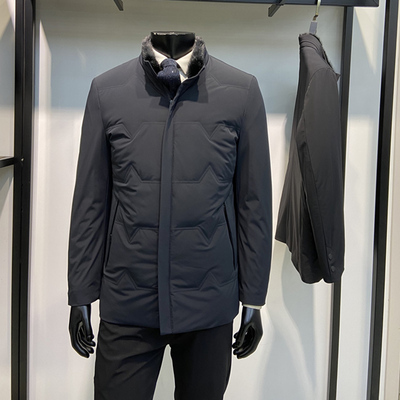 领佐诺依商务休闲立领男士羽绒服