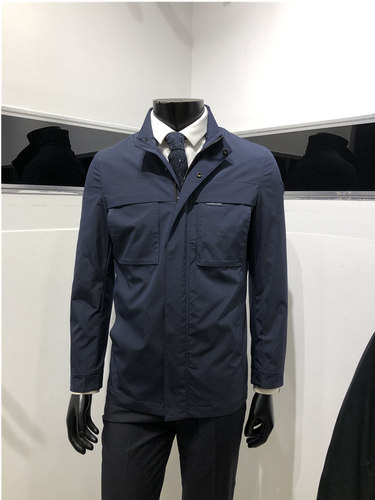 2026年新品男士立领短款派克服夹克免烫简约时尚外套领佐诺依 - 封面