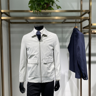 翻领夹克上衣商务休闲百搭外套领佐诺依 男士 专柜品质26年春季 新品