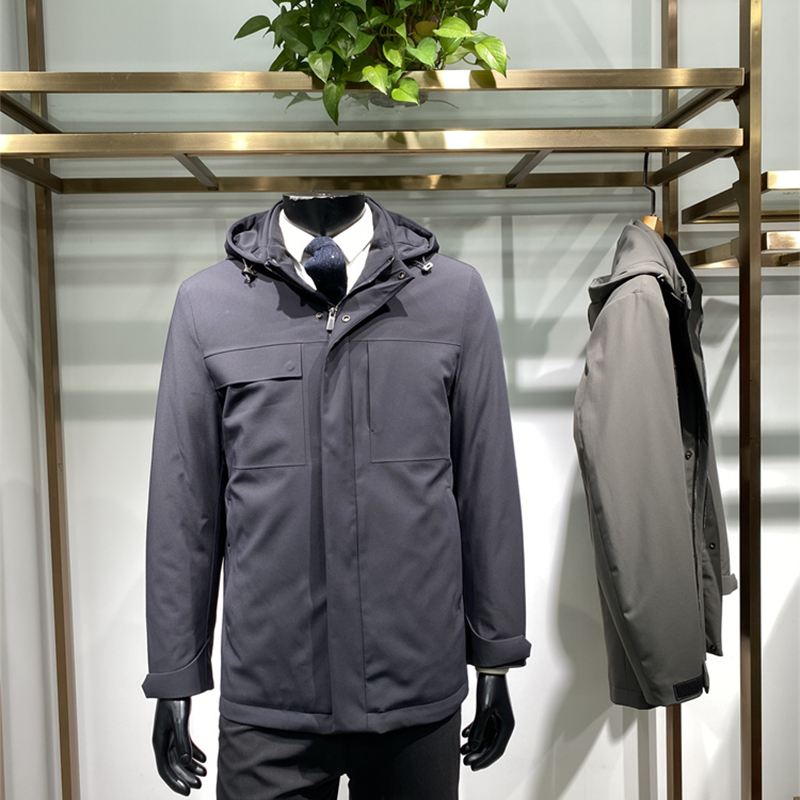 内胆可脱卸冬季男士羽绒服外套