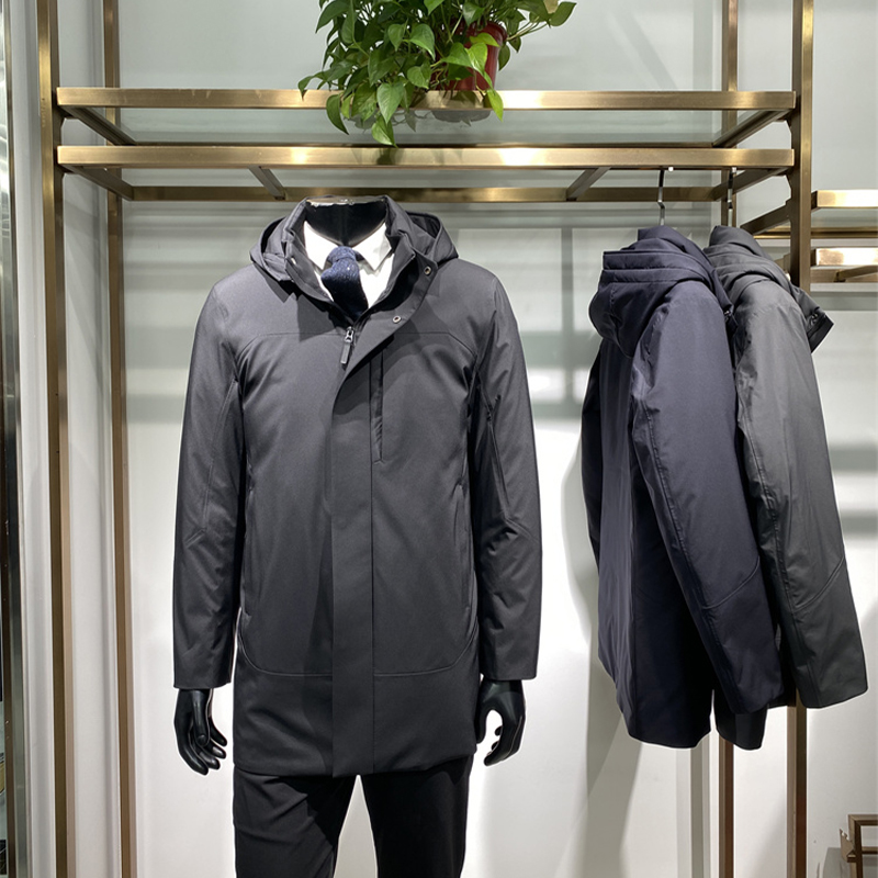 内胆可脱卸男士厚款羽绒服外套
