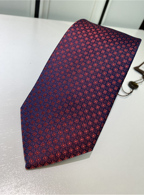 领佐诺依品牌专柜款男士领带桑蚕丝面料商务正装款结婚紫色领带