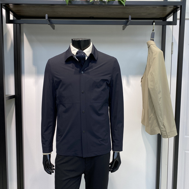 领佐诺依翻领秋季男士夹克上衣