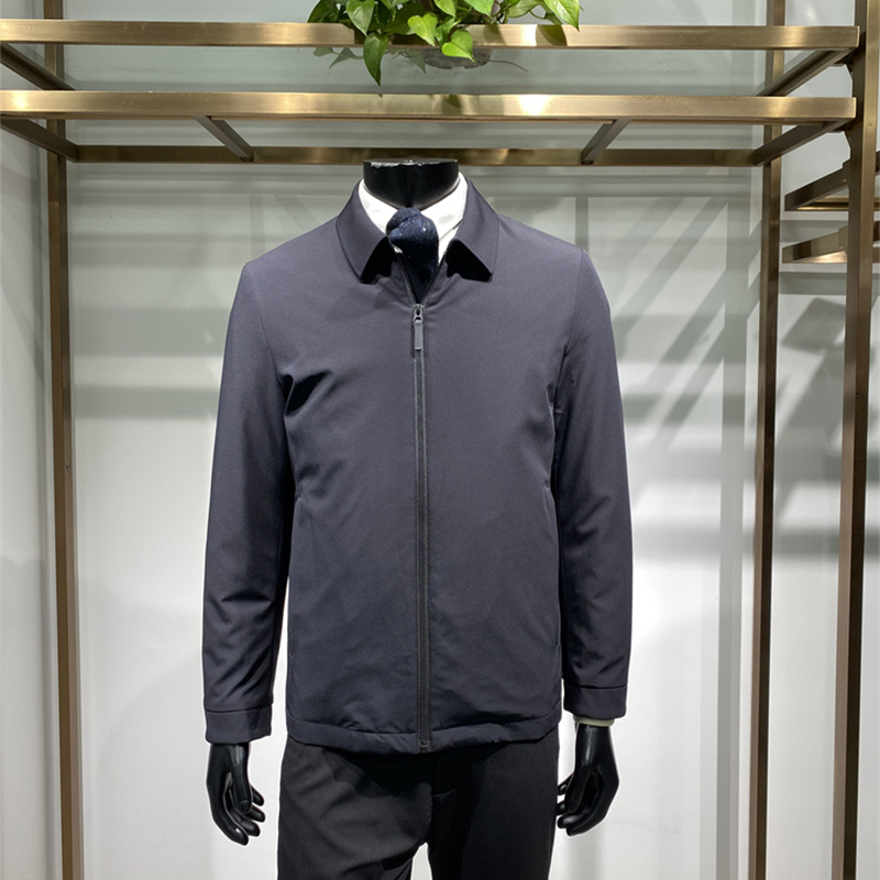 男士翻领羽绒服外套商务休闲外套