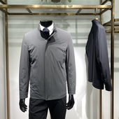 立翻领上衣商务休闲棉袄外套领佐诺依 男士 薄棉服25年冬季 新品