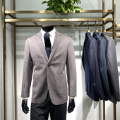 领佐诺依 单西服外套商务休闲单排扣西装 高品质25年秋冬新品 男士