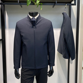 赔钱回馈款 男士 立领棉服上衣商务休闲纯色棉袄外套领佐诺依品牌