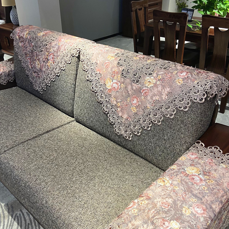 中式布艺沙发靠背巾后背巾扶手巾