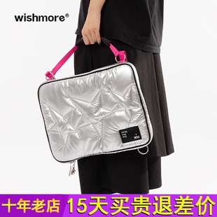 wishmore新款 原创苹果电脑包手提单肩斜挎双肩包14寸15寸笔记本包