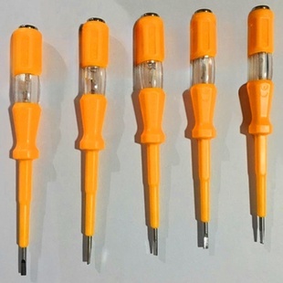 电笔多用途测电笔 电工工具高质量黄色钢头包邮家用测电笔试电笔