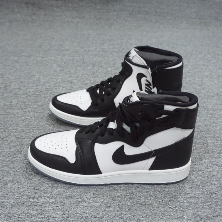 耐克AJ1康扣高帮黑白解构篮球鞋