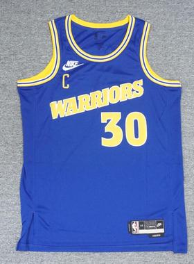 NIKE耐克  Swingman 库里勇士队SW复古热印速干球衣 DO9446-497