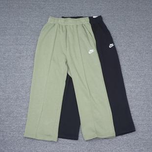 386 DX0544 010 男子加绒阔腿休闲舒适针织运动直筒长裤 耐克Nike