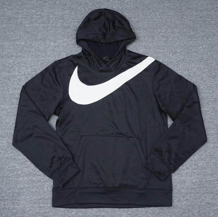NIKE SWOOSH男子大logo篮球训练运动速干宽松连帽卫衣 CK6458-010