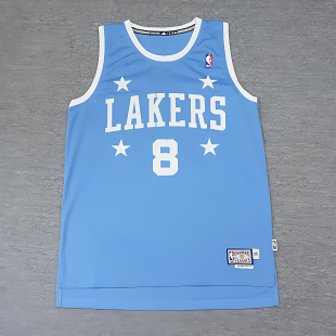 阿迪达斯NBA KOBE Bryant 科比8号复古四星刺绣球衣A46436-100