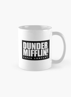 The Office美剧办公室周边马克杯dunder mifflin贴纸mike麦克陶瓷