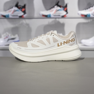 李宁凌越休闲慢跑鞋2024秋季新款男子反光减震低帮运动鞋ARSU097