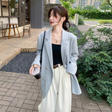 【】蓝色休闲气质西装外套女2D111-A1031P165K228，女装西装，2D111