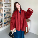 【新款】新中式花瓣门禁设计外套2D111-B002P175K268，女装皮草，2D111