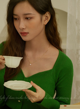 小众轻奢高级感吊坠项链锁骨链