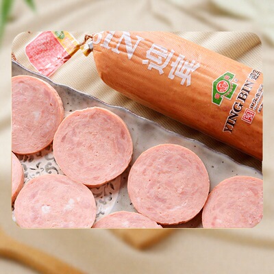 迎宾二厂火腿肠肉质丰富