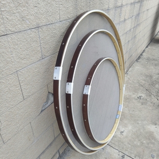 竹簸箕304不锈钢筛网晒鱼干神器干货晾晒网晒红薯干晒陈皮神器