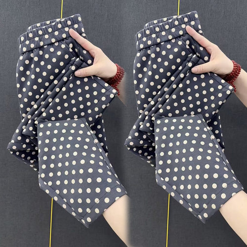 韩版原创高腰春季哈伦萝卜奶奶裤