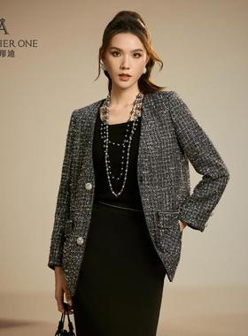 ANOTHER ONE安那迪设计感短外套女法式小香风高级感时尚洋气名媛