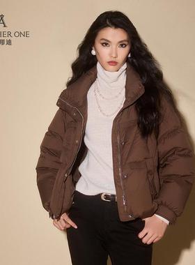 ANOTHER ONE安那迪宽松设计感毛衣女新款高领套头针织衫上衣时尚