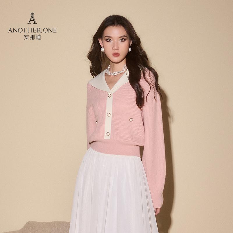 小香风海军领毛衣洋气减龄