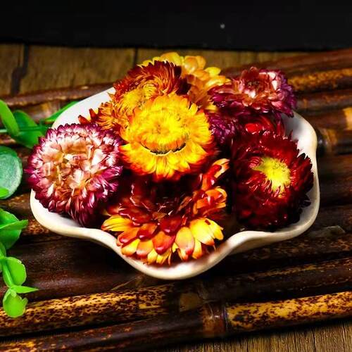 100朵自然七彩真干花雏菊多品种diy材料包装饰相框幼儿园手工制作 - 封面
