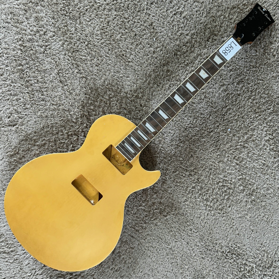库存Harley Benton HB LP电吉他半成品DIY P90拾音器金黄色微瑕