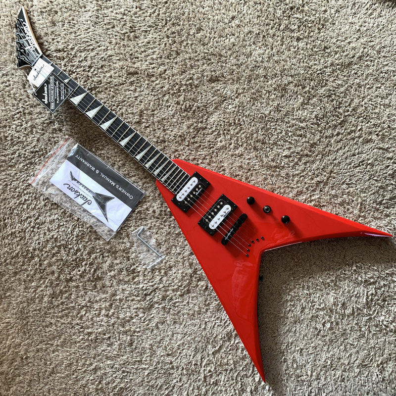 正品 JACKSON King V JS32T杰克逊 V型电吉他 燕尾异形法拉利红