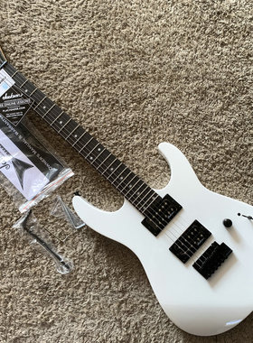 正品 JACKSON JS12 杰克逊  电吉他小双摇 24品雪白色 初学入门