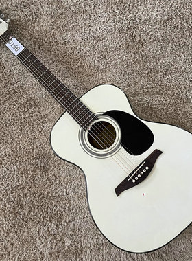 极风 Blast AG210云杉木合板民谣木吉他 40寸库存OM白色初学入门