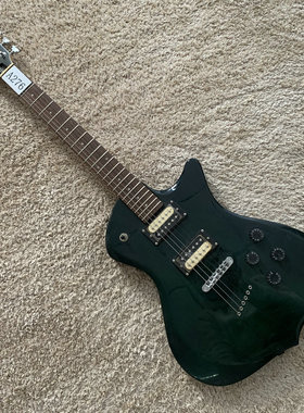 正品库存样品 Deville  异形弦穿体 电吉他 台湾工厂产高配墨绿色