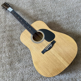 Aladdin 云杉木合板民谣木吉他 41寸圆角D桶型库存瑕疵装饰道具琴